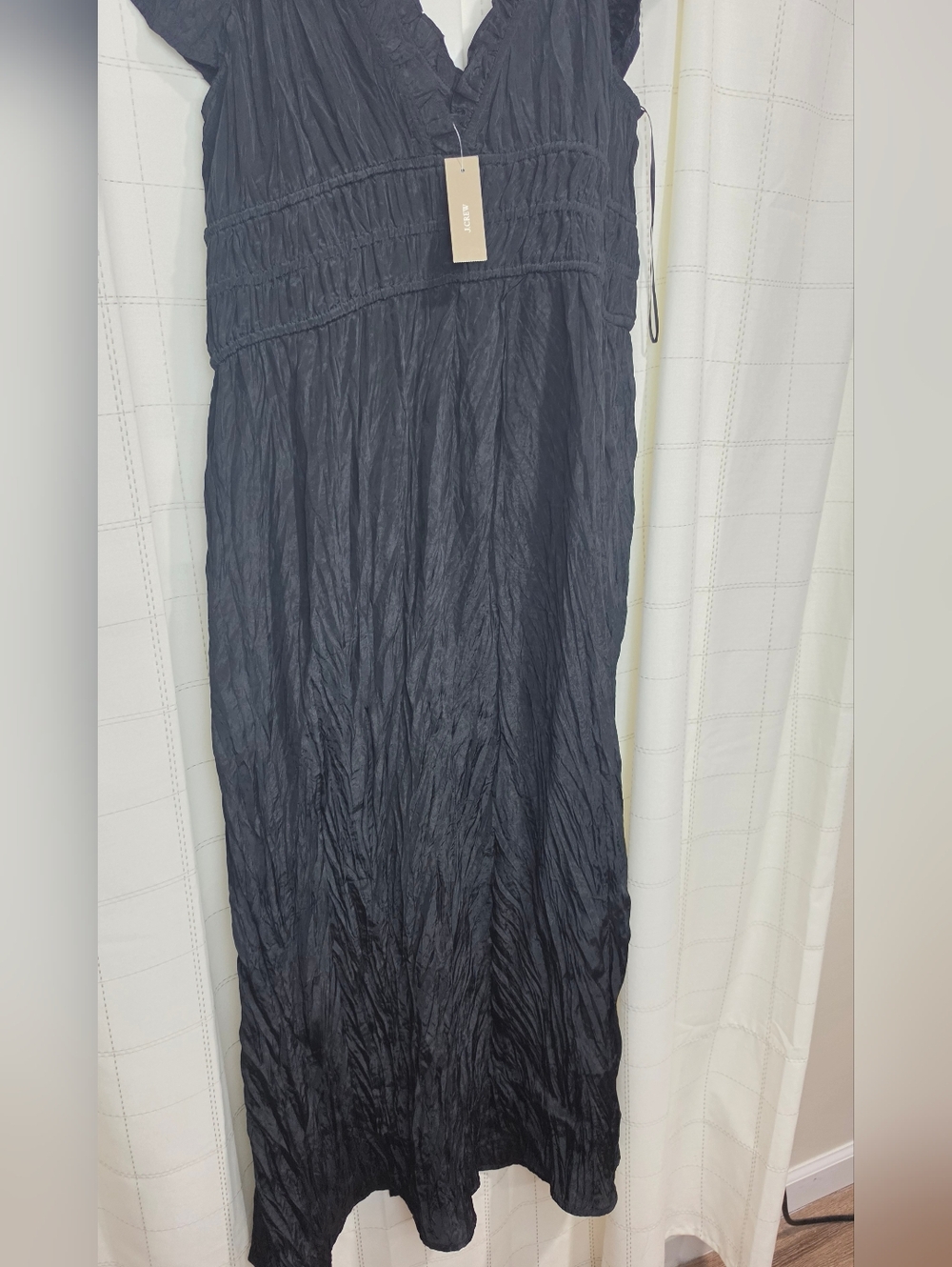 J Crew Palermo dress in viscose-blend crinkle - Picture 4 of 6